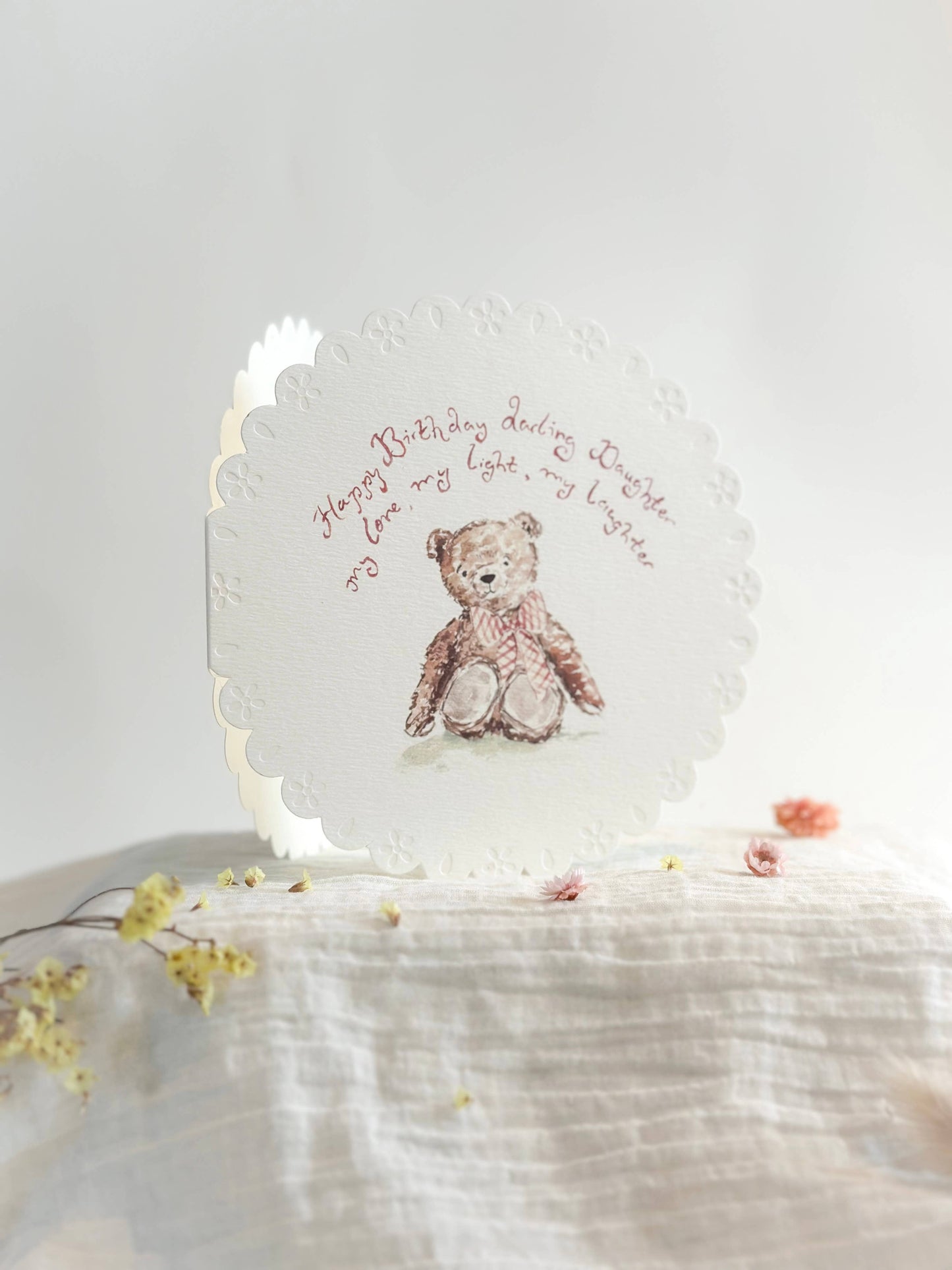 Darling daughter Birthday Card