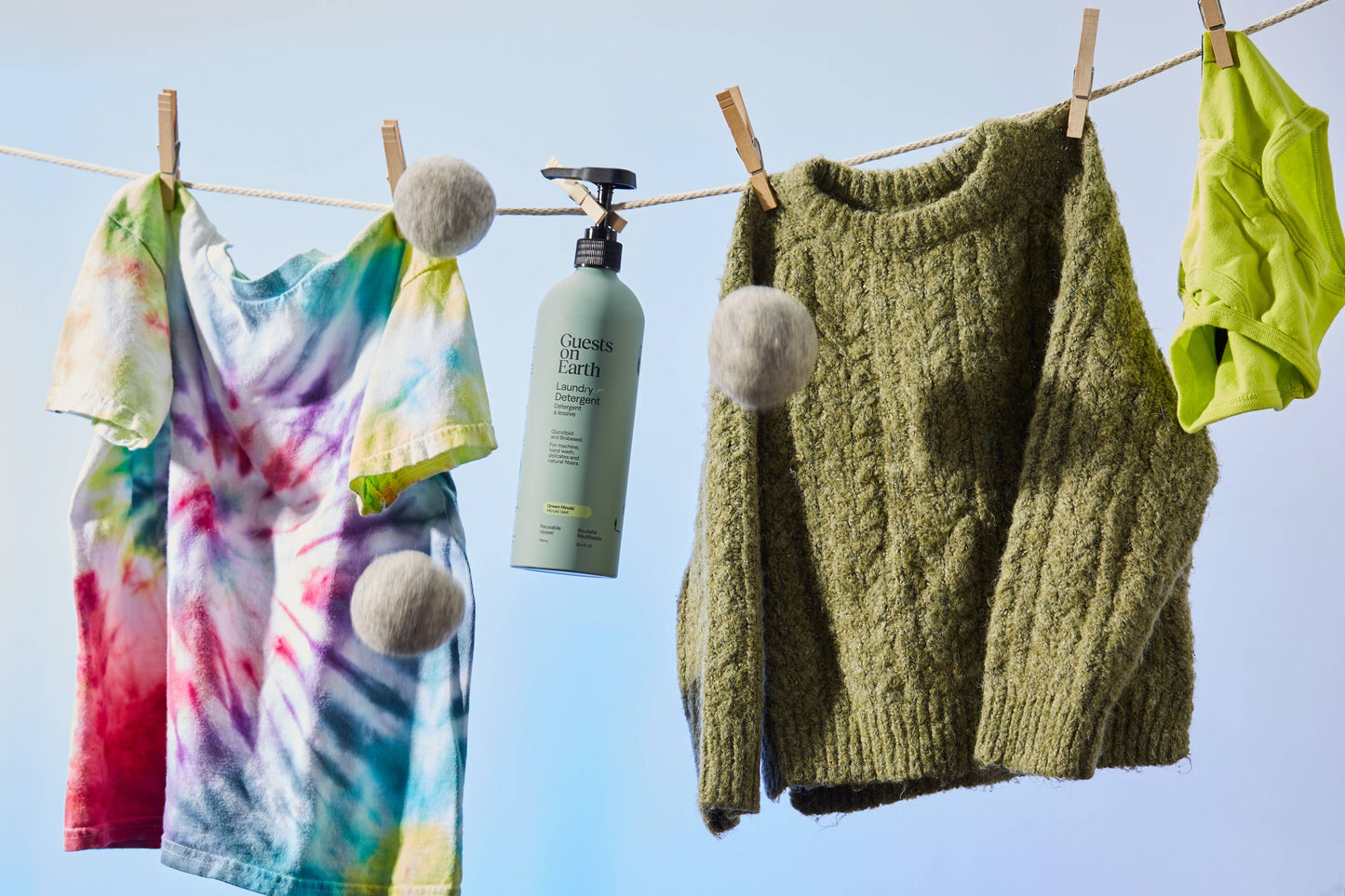 Laundry Detergent Green Hinoki | Natural Fabric Care