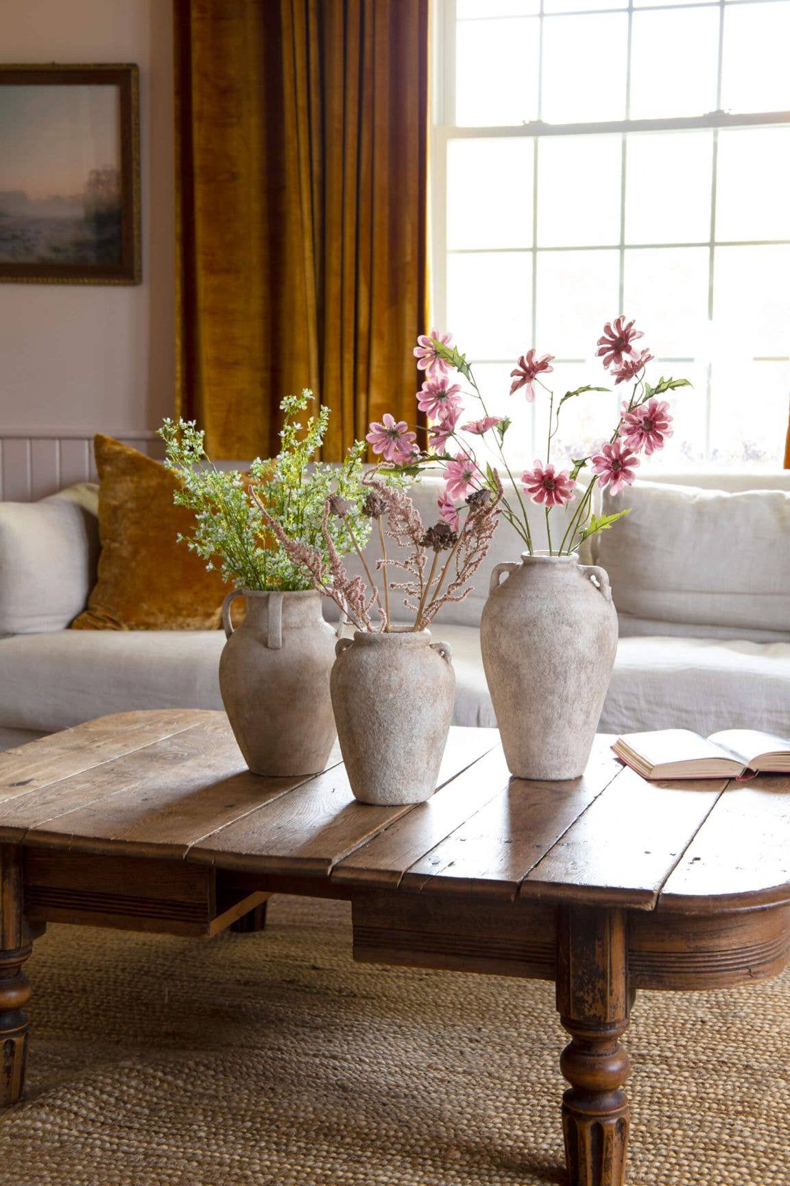 RUSTIC TERRACOTTA VASE LARGE