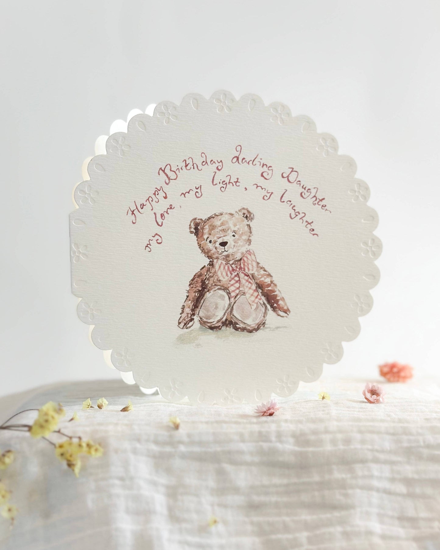Darling daughter Birthday Card