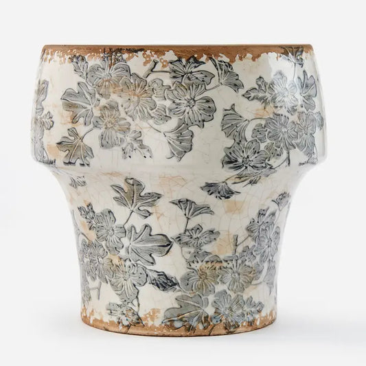 Ceramic Planter - Blue Large